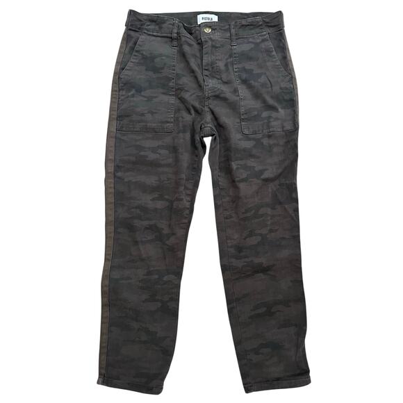 Pistola Women’s Denim Cargo Camouflage Pants Cropped Size 28 - Picture 1 of 10